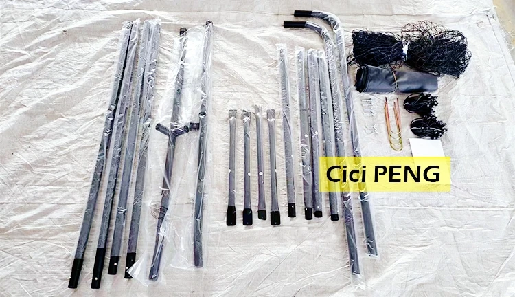 الجملة طوي 12 * 6ft تنس انتعاش كرة القدم المحمولة صافي كرة القدم صافي هدف كرة القدم