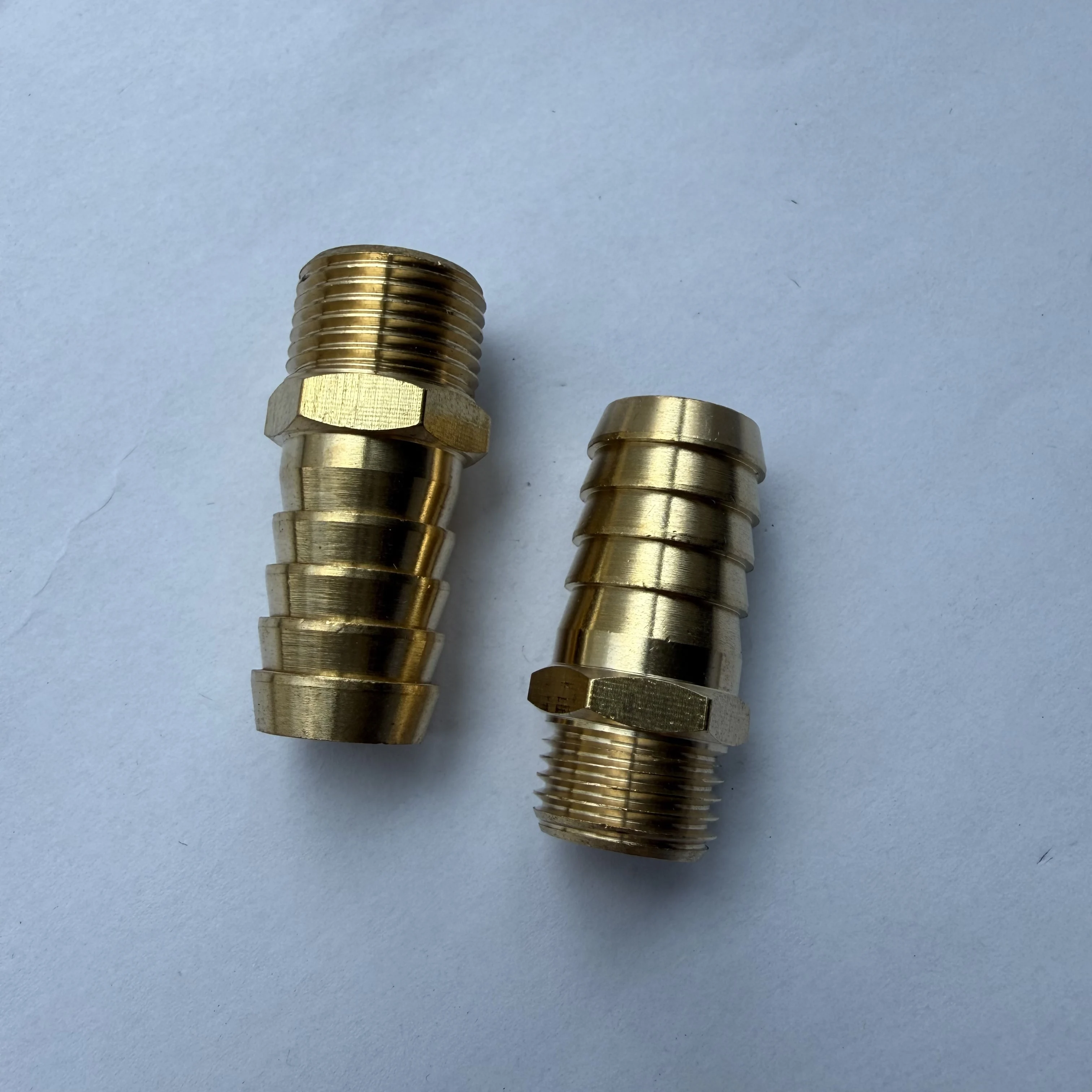 M14 M16 M20 Metric Male Thread x 8/10/12/13/16mm OD Hose Barb Brass Pipe Fitting Coupler Connector Splicer