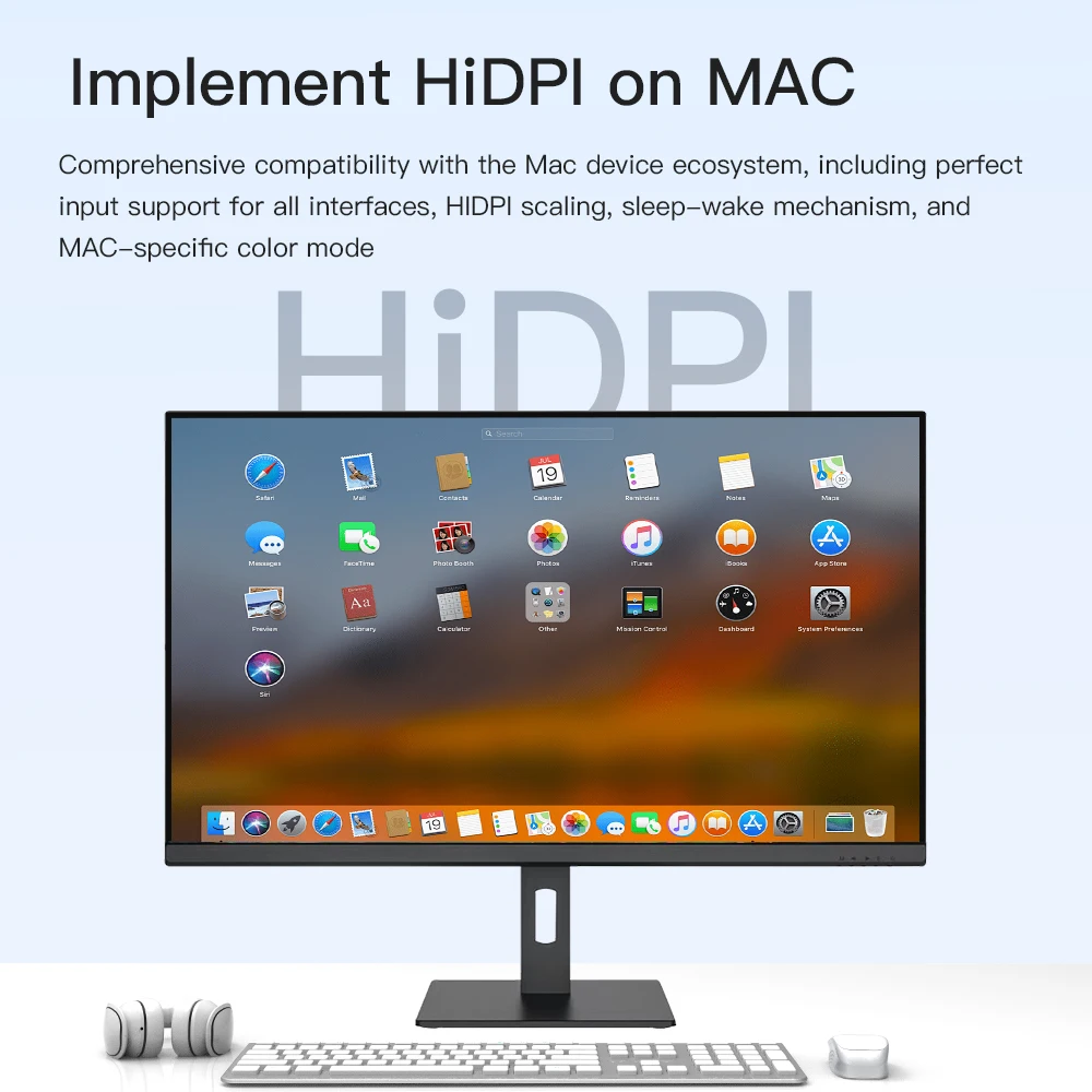 32 Inch 6K 65HZ LED IPS Monitor Display 16:9 2000:1 HDR600 PBP KVM Screen HDMI+DP+TYPE-C+USB-A with speaker PD65W MAC OS HIDPI