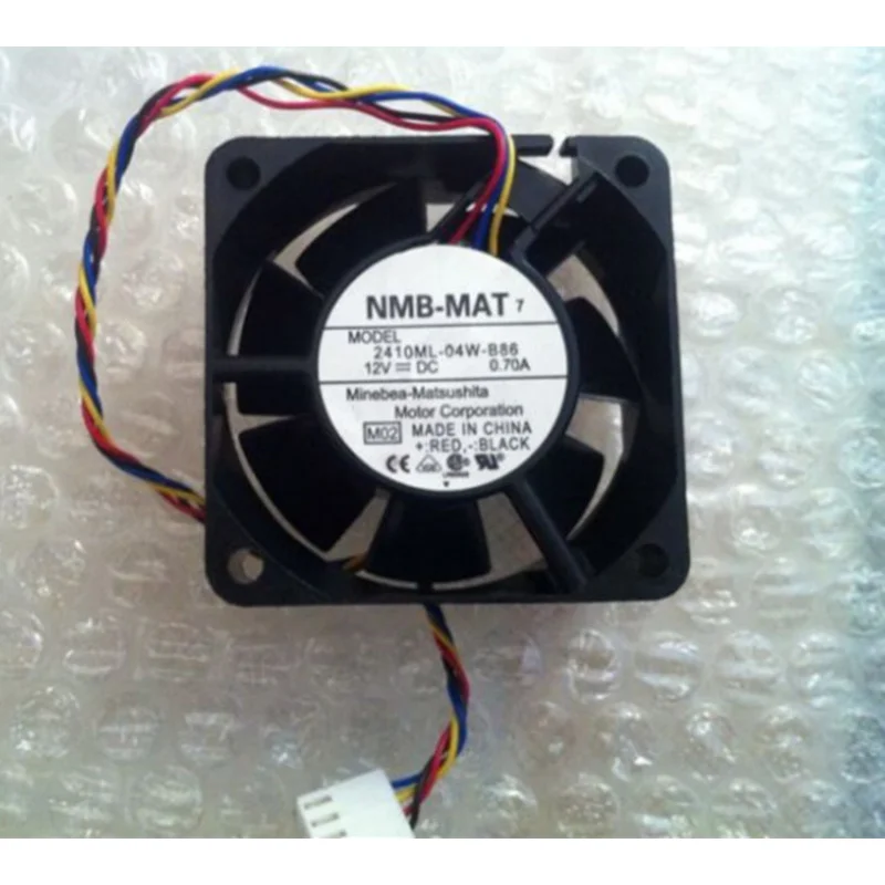 D NMB 2410ML-04W-B86 12V 0.70A 60x60x25mm 4Pin Case Cooling Fan for Cisco