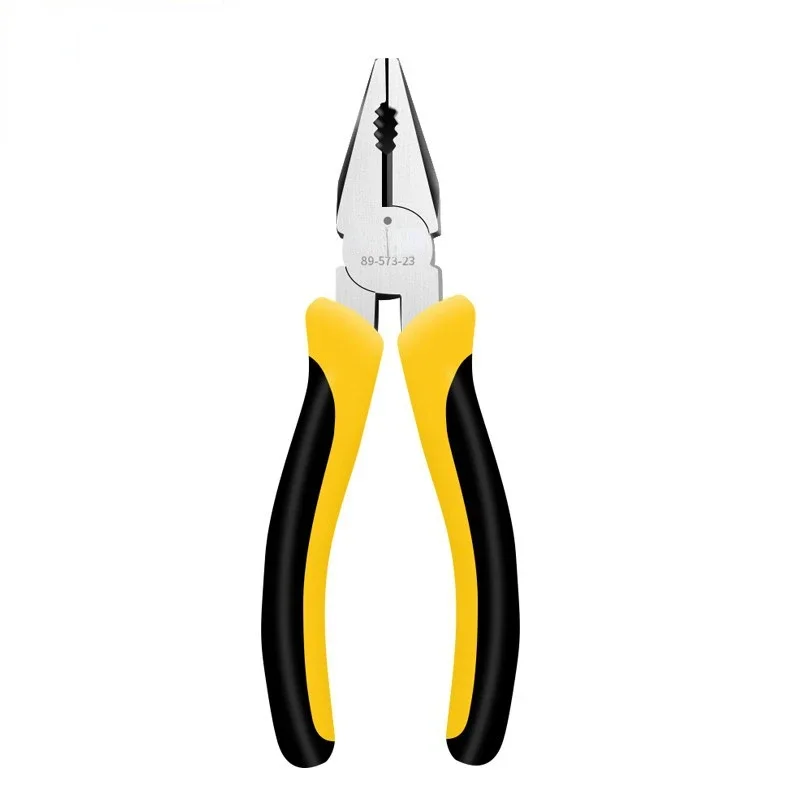 

Steel Wire Pliers, 8-inch Flat Nose Pliers, Chrome Vanadium Steel Forged 89-573-23