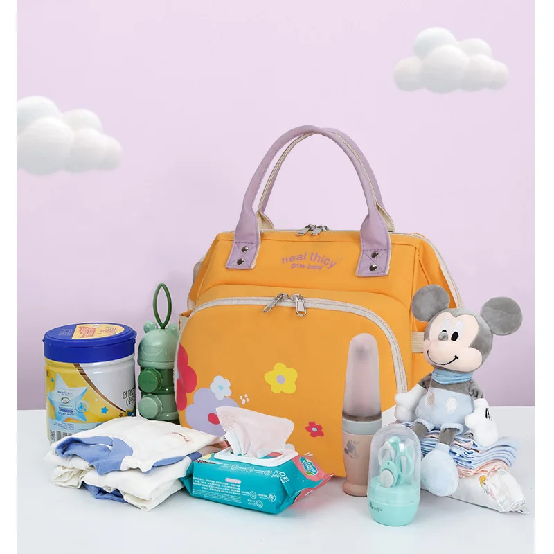 Borsa per pannolini impermeabile zaino-borsa da viaggio per bambini Essentials-multifunzione con fasciatoio cinghie per passeggino custodia per ciuccio