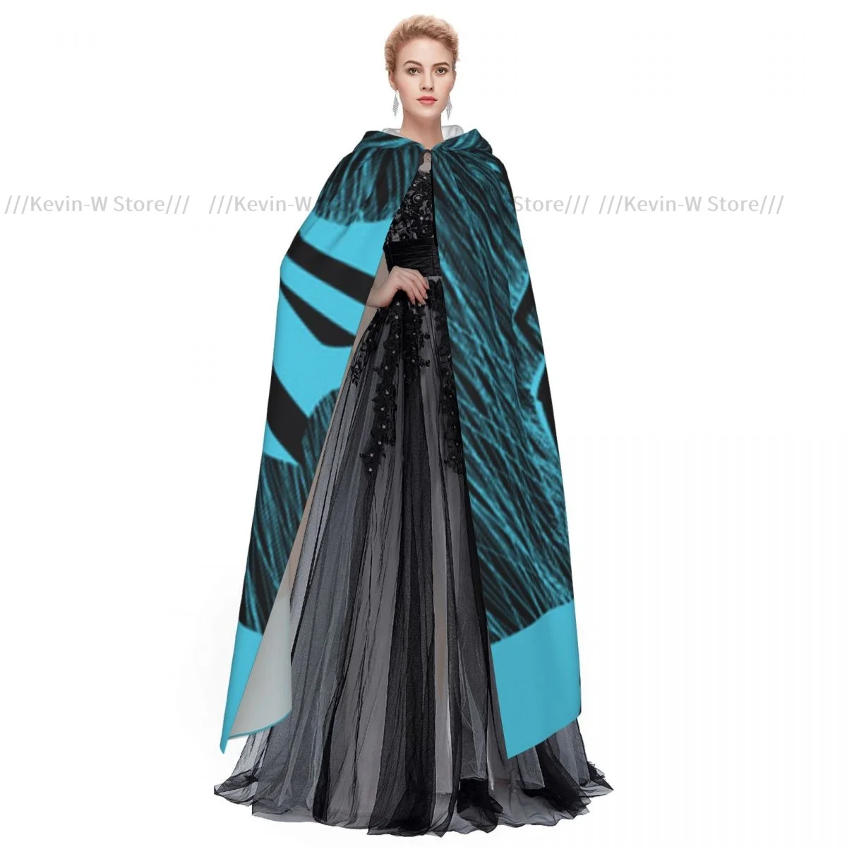 Hooded Cloak Unisex Cloak with Hood Superhero Couple Male Posing In Front Of Rain Cloak Vampire Witch Cape Cosplay Costume