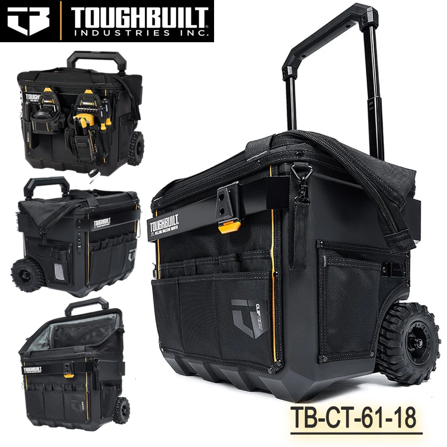 Toughbuilt TB-CT-61-18 X-Large Rolling Massive Mouth Bag– XL 18 