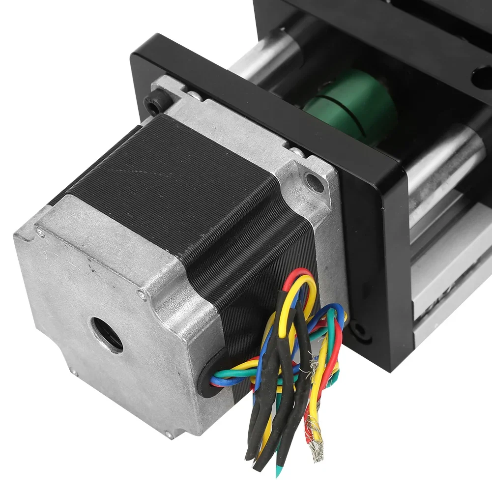 400mm Effective Travel  Rail Sliding Table with Nema23 57 Stepper Motor Linear Motion Nema23 Stepper Motor Motion System