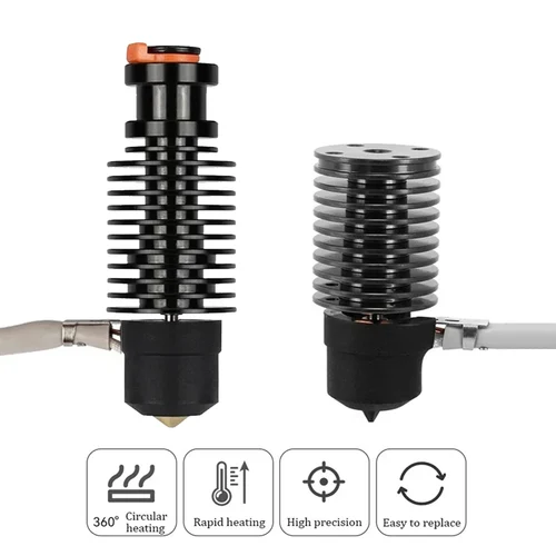 Hotend V6 de 24V, 50W, 60W, para impresora 3D Voron 0,1/0,2/2,4, cabezal de impresión de núcleo de calefacción de cerámica de garganta bimetálica para Prusa Ender3 CR10 MK3S