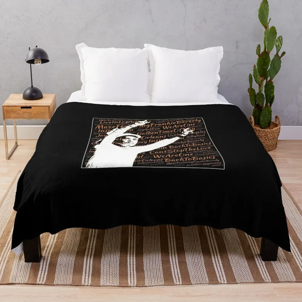 

Frankie Beverly legend Throw Blanket Bed covers Winter beds Soft Big Travel Blankets