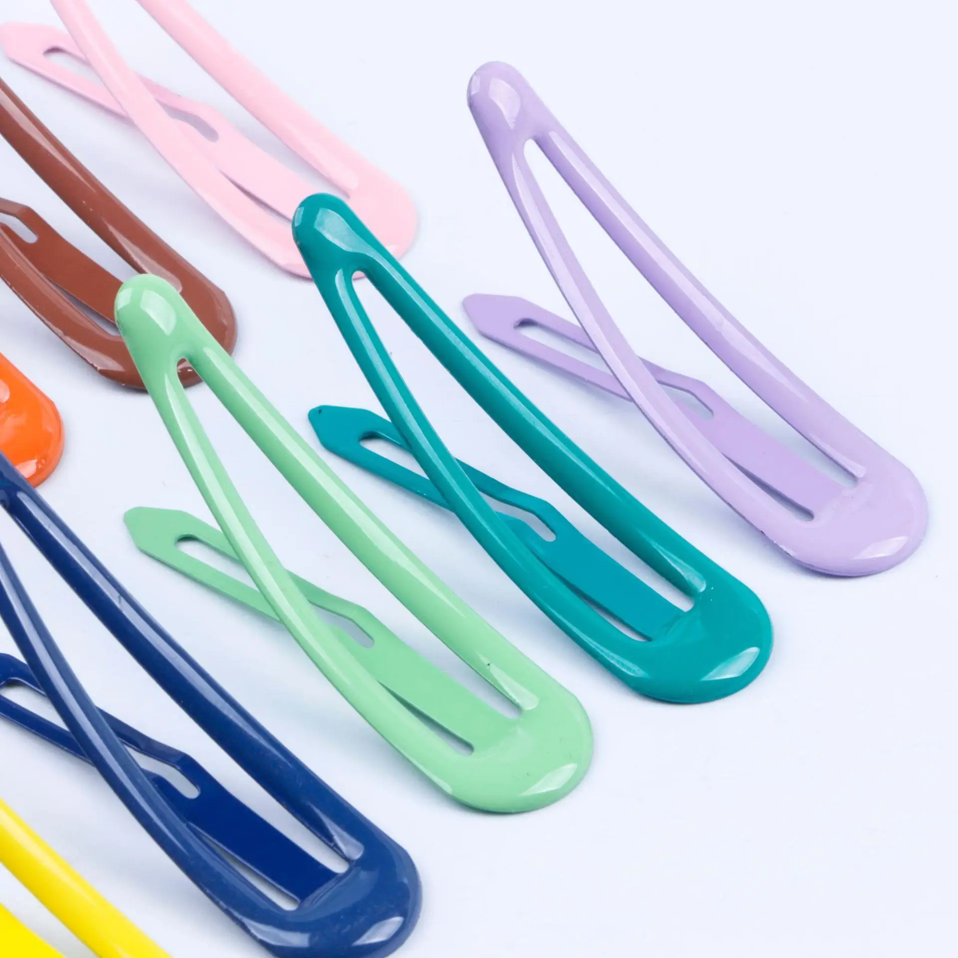 

Candy Color Hairpin Set 5Pcs Child Sweet Hair Clips Girls Waterdrop Shape Hairpins Y2K Metal Snap Hairgrip Bangs Clip Barrettes