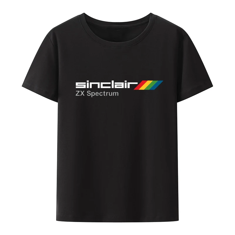 Zx Spectrum Graphic Tee Personality Inspired Men O-neck T-Shirt Creative Comfortable Blouse Tops Camisetas Casual Loose Style