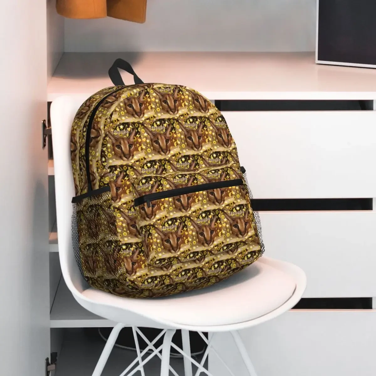 

Big Floppa Animal Cat Student Backpack School Bag Hiking Travel Daypack for Boys Girls Fashion Bookbag Shoulder Bags