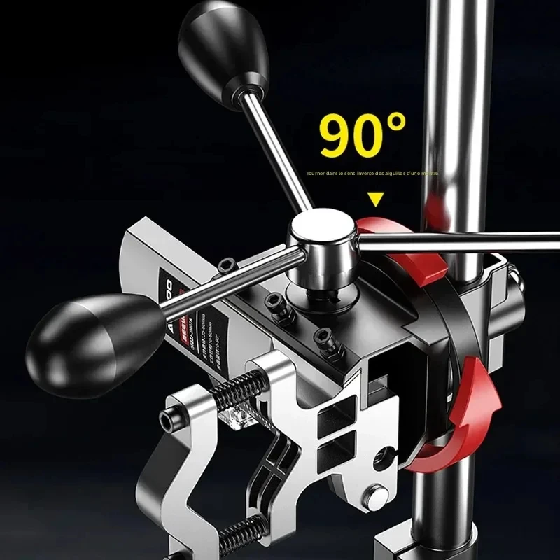 Adjustable Drill Press Stand Rotatable Drill Press Support Bench Drill Holder for DIY Wood Metal Plastic Drilling