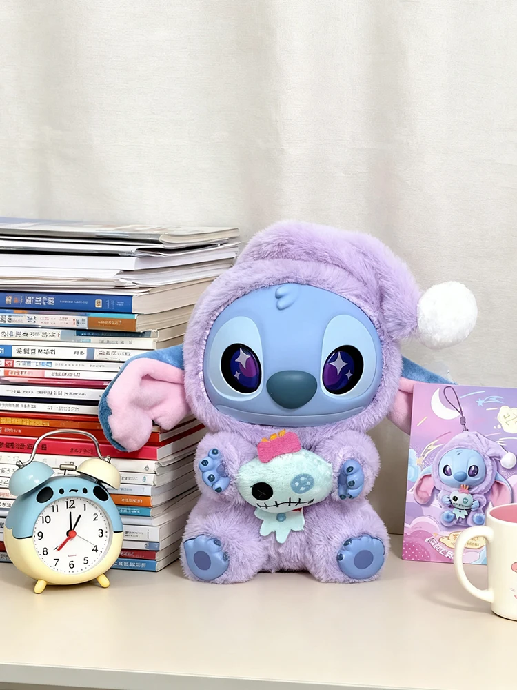 

Новинка 2025 года, серия Stitch Eat Something Before Sleep, плюшевая слепая коробка, виниловые игрушки, милая кукла, загадочная коробка, сумка, подвесное украшение, подарок *