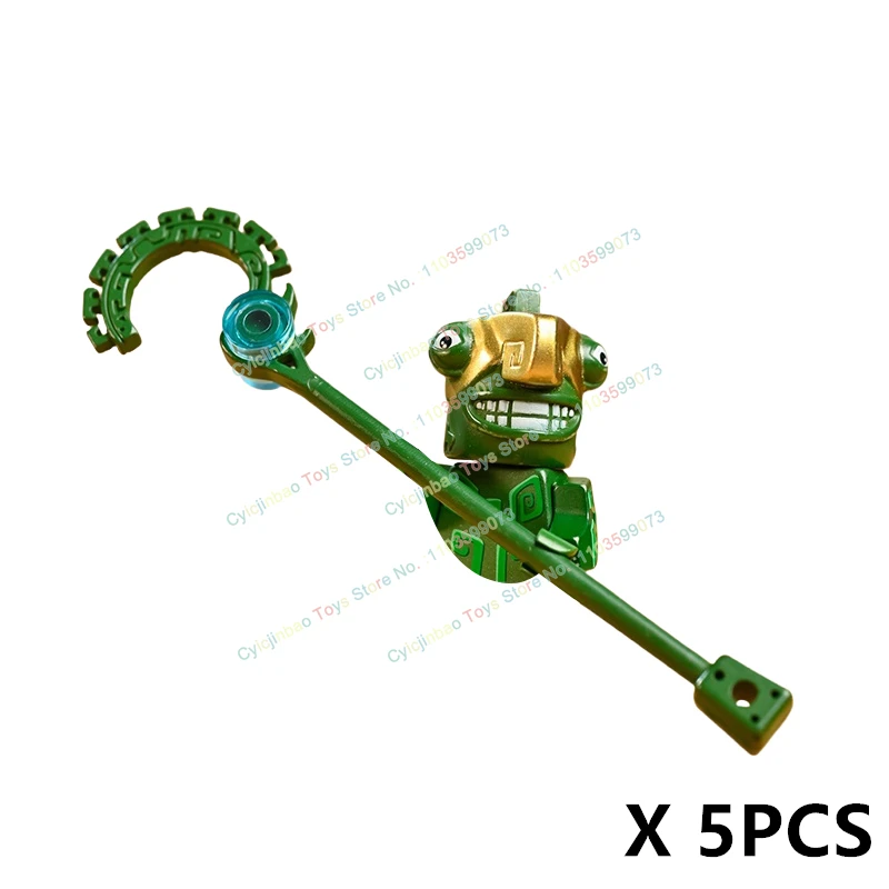 TM07-1+TM07-2 HOT Movie Chniese Myth Left Right Guardian Barrier Beast Models Action Figures Building Block Children's Toy Gifts - Image 4