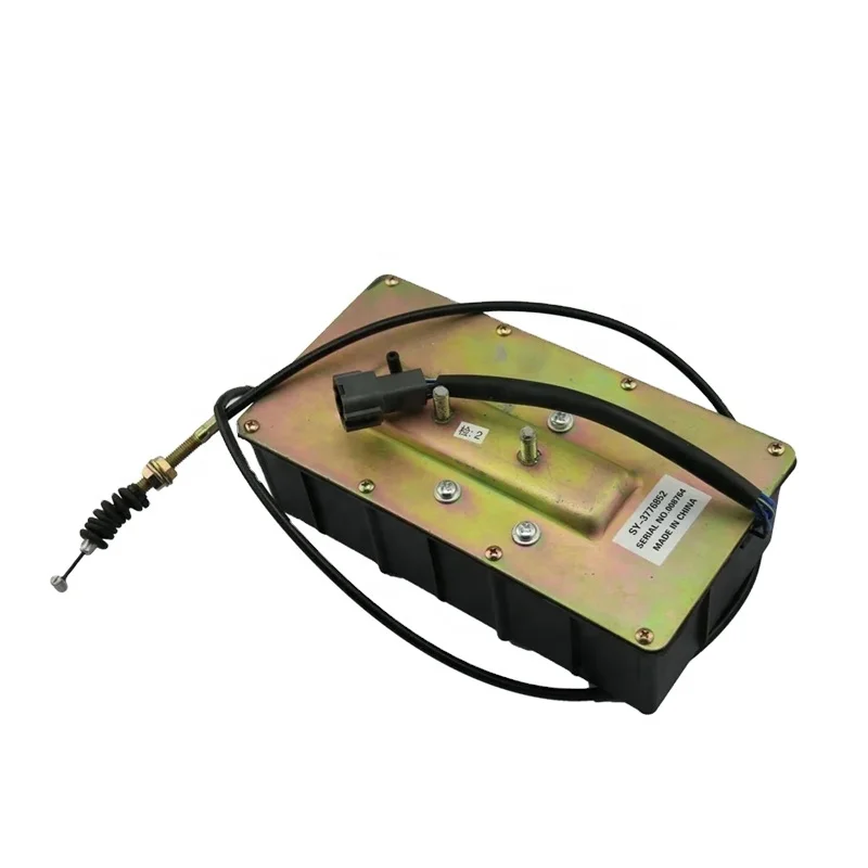 

For 3776852 Factory Supply Excavator Spare Parts 60126312 Water Flameout Motor Dc 24v 6d34 Waterproof Flameout Device