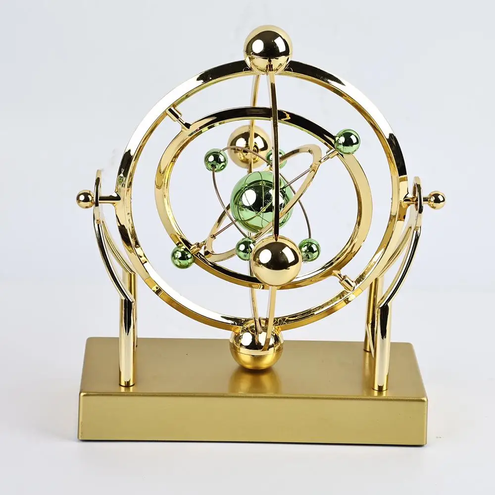 Rotation Perpetual Motion Newton Pendulum Balance Ball Rotating Magnetic Wobbler Earth Perpetual Motion Machine Desktop Ornament view 5