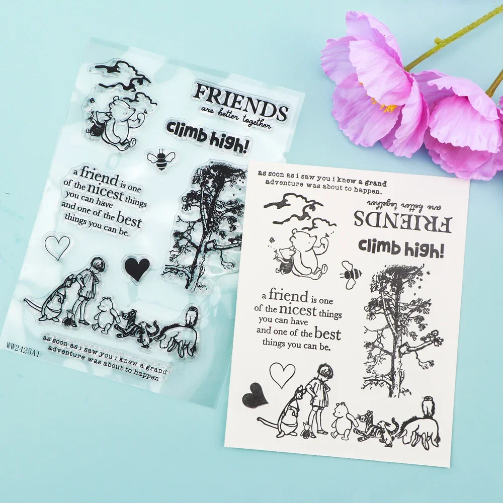 Better Together-sello transparente, suministros para álbumes de recortes, troqueles de corte de Metal, sellos de silicona para tarjetas, álbumes artesanales