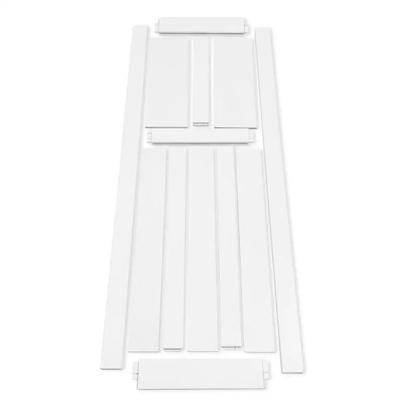 28" x 84" Fünf-Panel-grundierte Türplatte, DIY-Panel-Tür, moderne Innenscheunentür, feuchtigkeitsbeständig, verformungssicher,
