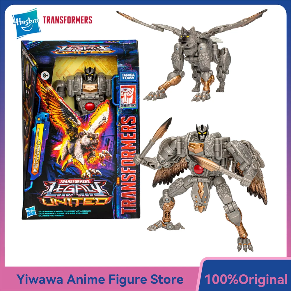 

[In-Stock] Hasbro Transformers Legacy United Silverbolt (Beast Wars Universe) Nice 17.5cm Voyager Class Action Figure Model Toys
