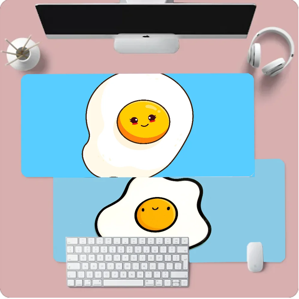 

Cute cartoon egg Mousepad Mouse pad large gaming computer gaming keyboard mouse pad