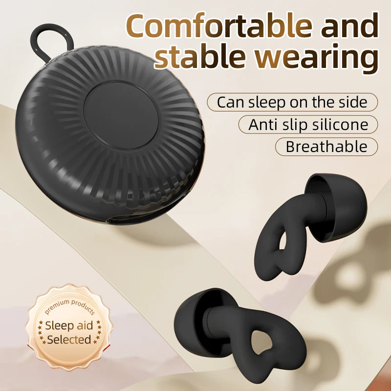 

Soft silicone noise-canceling earplugs - Super soft, waterproof, comfortable, noise-canceling, suitable for sleep and swimming