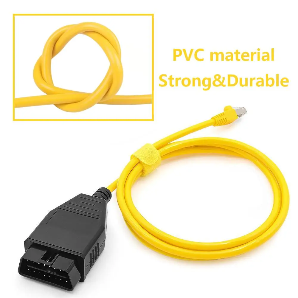 ENET ICOM Connector for BMW F-series ENET Encoded Cable Ethernet OBD2 Interface Diagnostic Scanner Data Tool