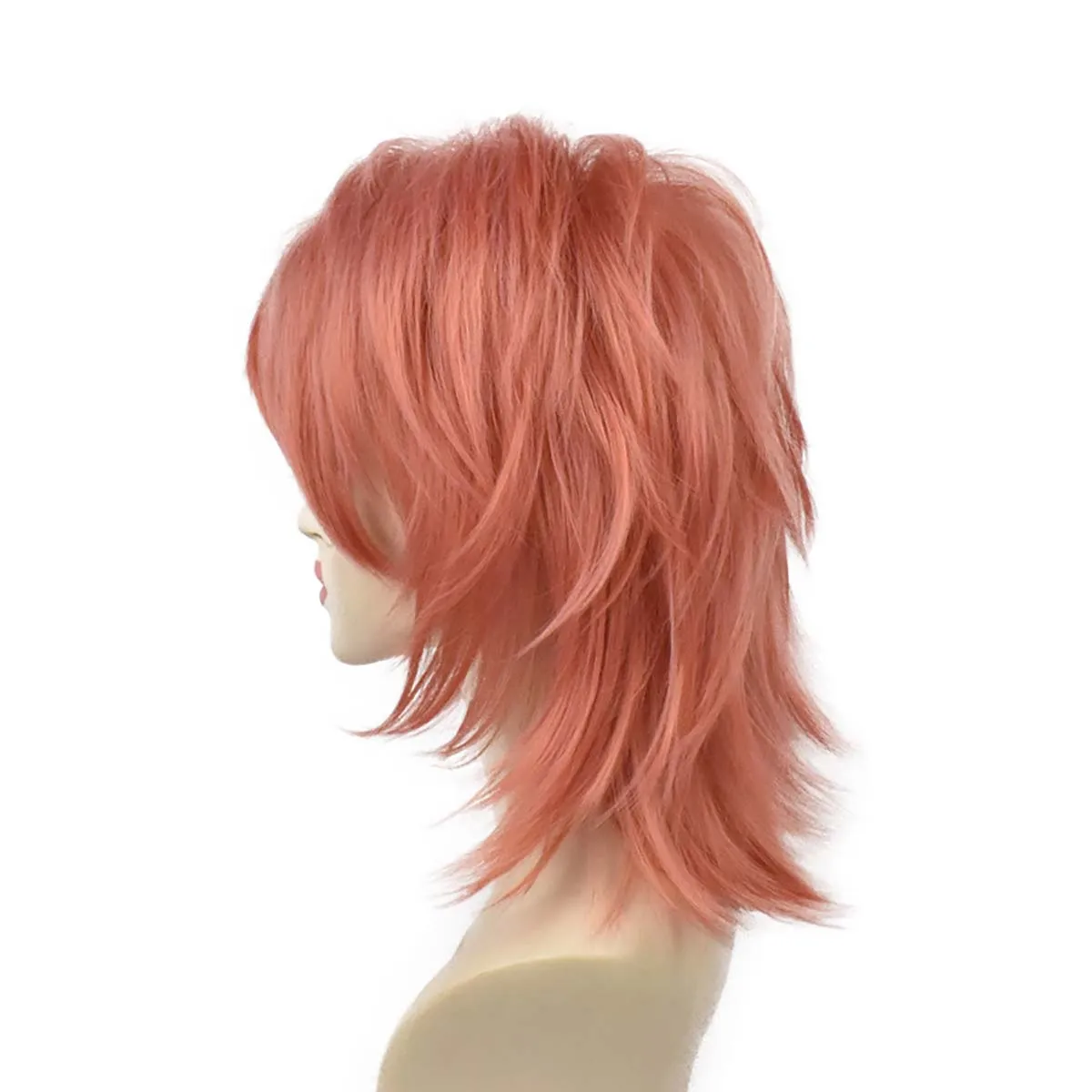 Cos Party Halloween Anime Demon Slayer Kimetsu no Yaiba Sabito Cosplay Pink Curly Hairs Short Wig