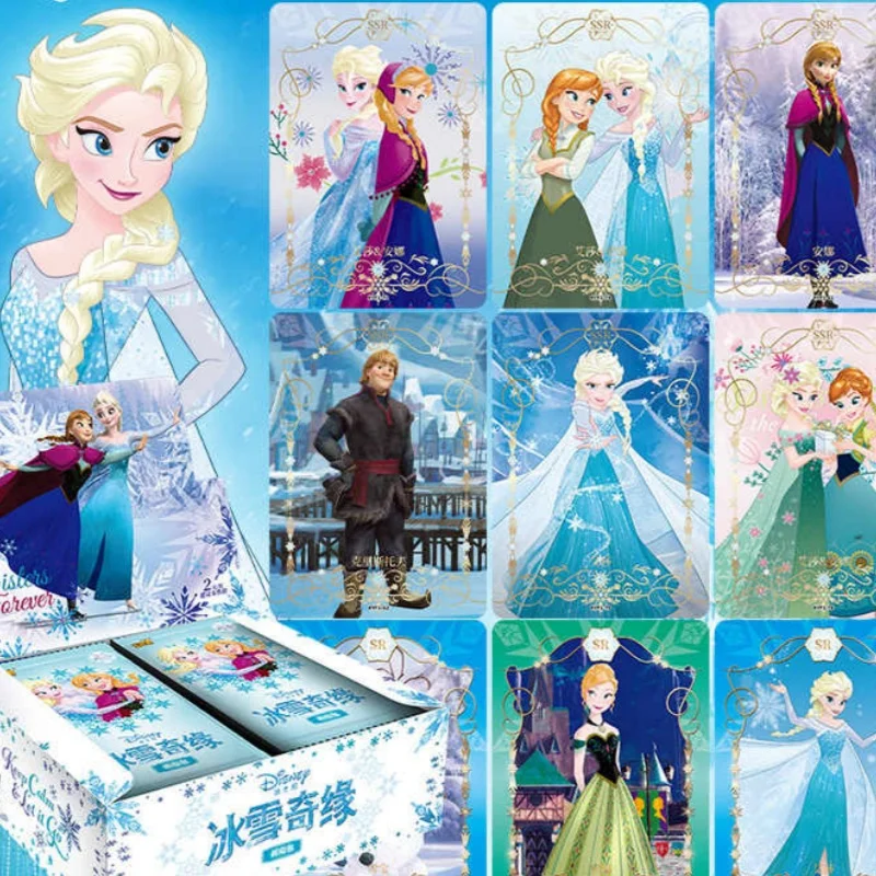 

Аутентичные карты Kayou «Холодное сердце» Dream Pack, карты Эльзы и принцессы ССР, периферийные устройства из фильма, аниме, фантазийные сказки, подарки на день рождения для девочек