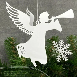 3D Angel Christmas Metal Cutting Dies New 2023 Craft Dies Cut for Wedding Invitation Scrapbooking DIY Home Decorative