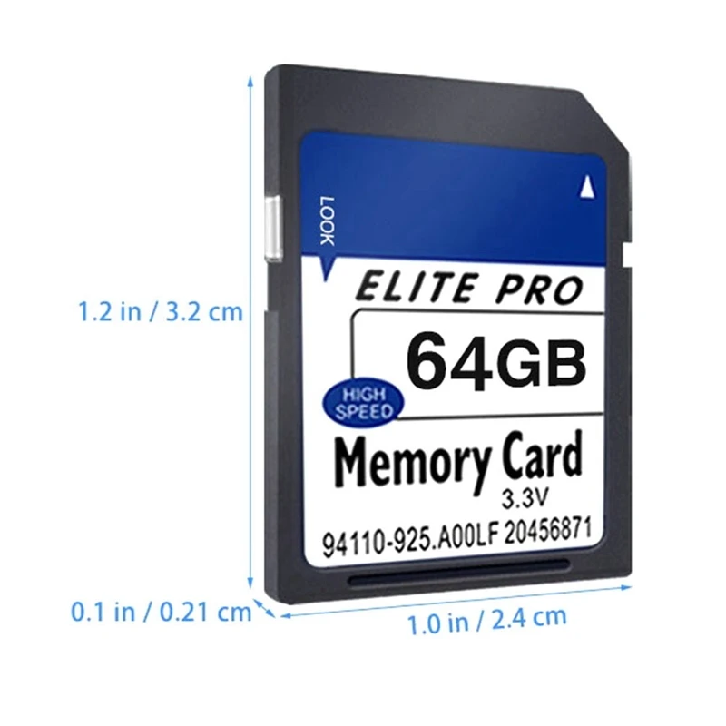 Tarjeta de memoria de 64GB, cámara de vigilancia, Flash, grabadora