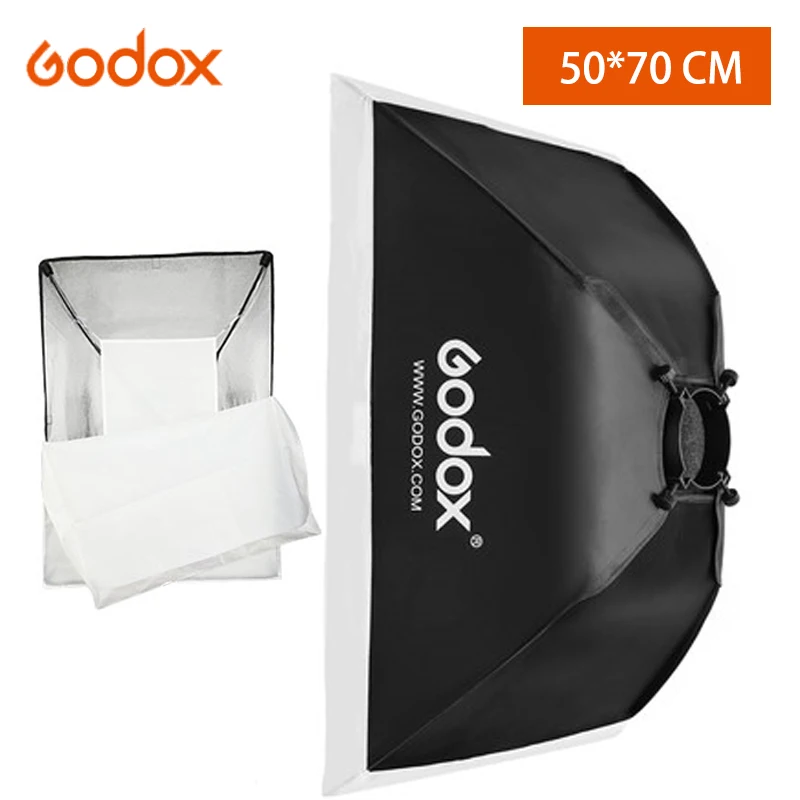 Godox Softbox Photography 50x70 CM For Godox Pioneer 160DI 250DI 300DI K-150A K-180A 250SDI 300DI Studio Flash Light Speedlight