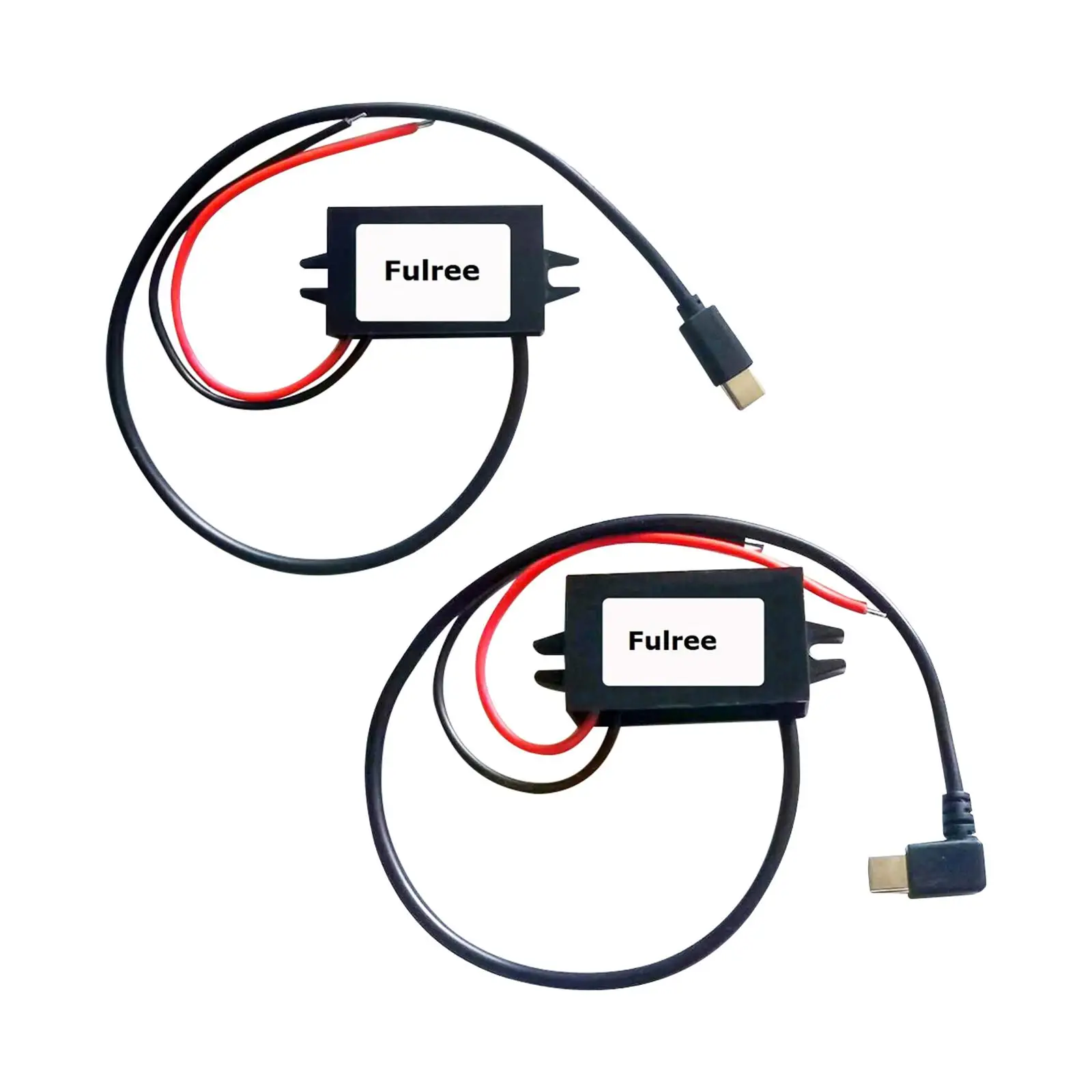 12V to 5V 3A Converter with USB C Output Reduced Voltage Regulator IP68 Power Converter Dc-Dc Down Module for Cellphone Car