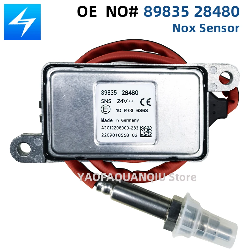 89835-28480 8983528480 89835 28480 NOx Sensor  Nitrogen Oxide 24V For ISUZU Truck Parts