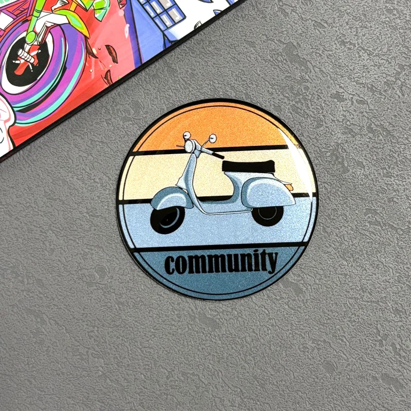 Pegatina magnética para decoración de patinete, calcomanía para carrocería de motocicleta adecuada para Vespa Primavera 150 SPRINT150 GTS GTA GTV Ie LX125 150