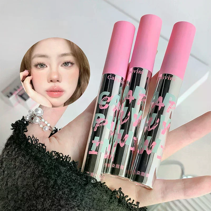 Small Comb Dye Eyebrow Cream Waterproof Sweat-proof Eyebrow Powder Brown Coffee Color Eyebrow Pencil Cream Eyebrow Makeup