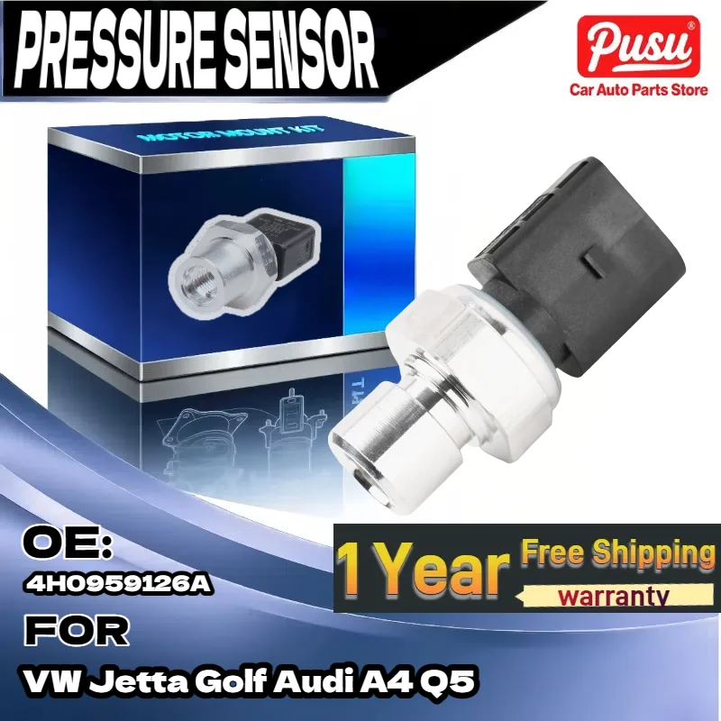

A/C Pressure Switch Sensor 4F0959126C for VW Jetta Golf for Audi A4 Q5 HVAC Transducer