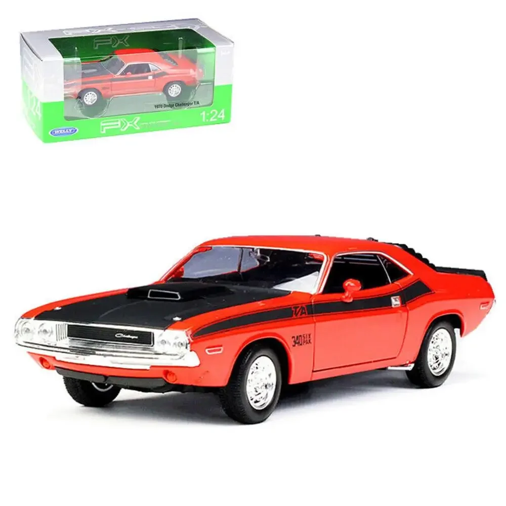 

Welly 1:24 1970 Dodge Challenger T/A Diecast Car Model New in Box