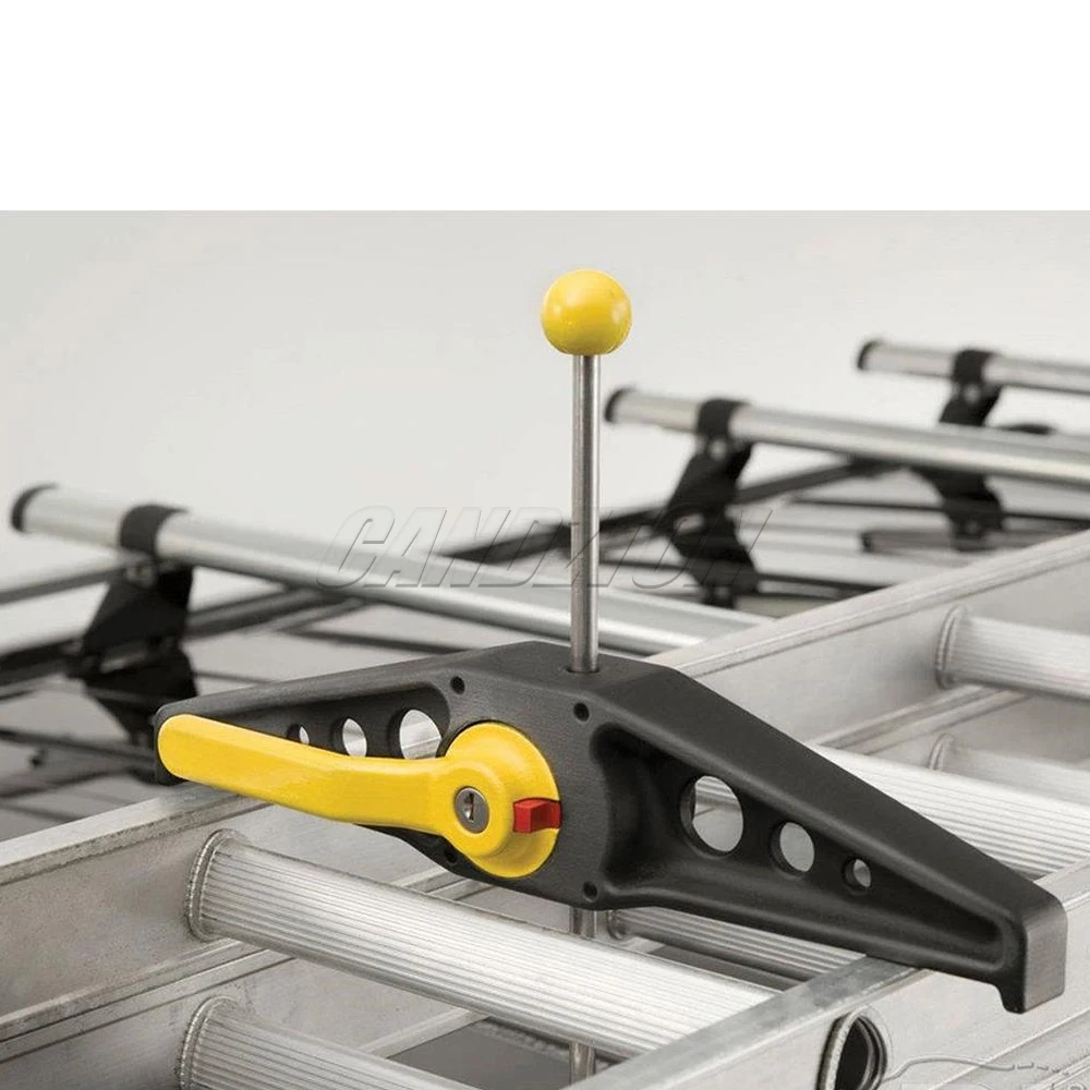 For Locking Lockable Roof Bar Ladder Rack Clamps Adjustable 1 Pc New Easy Installation Car Accessories