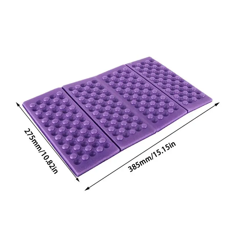 Honeycomb Massage Outdoor Sentando Mat, Almofada portátil do assento do jardim, Tapete de acampamento dobrável, Mochila para caminhadas piquenique