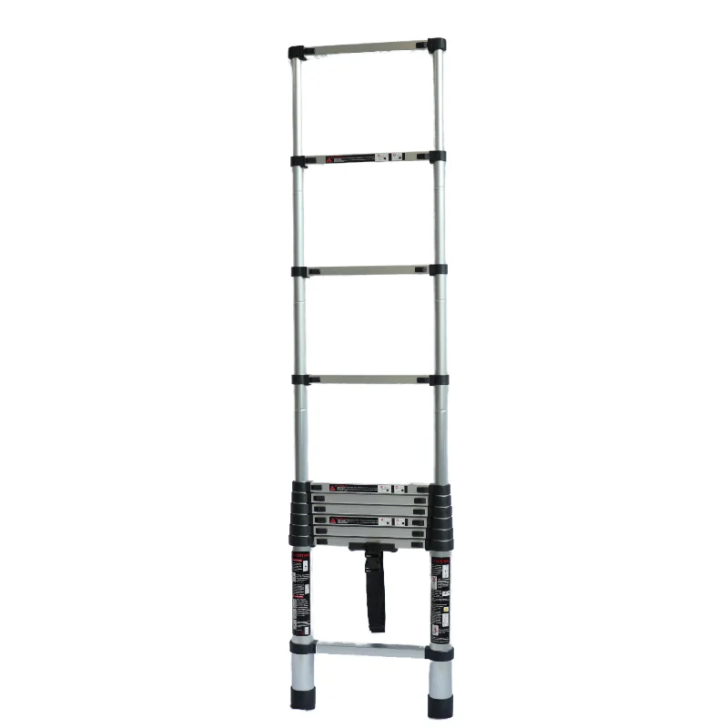 8 meters 18-level telescopic ladder Multifunctional aluminum alloy roof telescopic ladder Household telescopic ladder