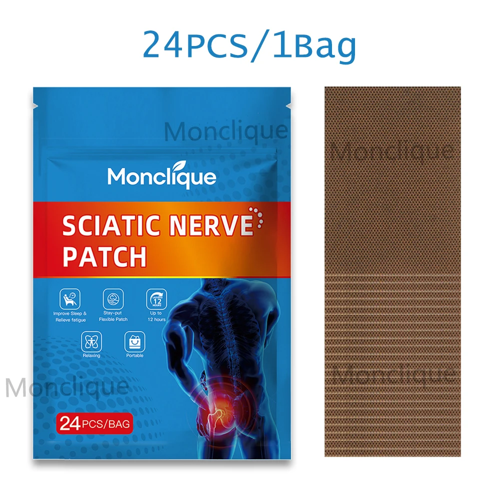 10-24-120PCS Sciatic Nerve Massage Care Tool Buttocks Acupuncture Soothing Hip Care Relax Muscles Sleep Aid Disposable Tattoo