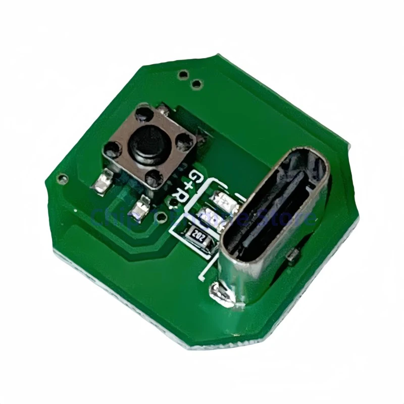 2PCS Strong flashlight driver board DIY circuit board Type-C charging port integrated charging and discharging module