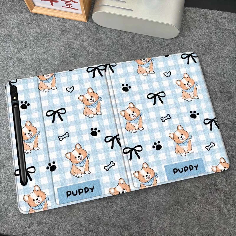 

Sausage Dog Anime Tablet Case For Samsung Galaxy Tab S6 S8 S9 S10 Lite FE 10.4 11 Inch 2022 2024