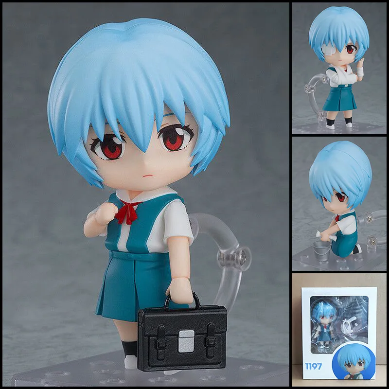 

Nendoroid Eva Movie Version Asuka Langley Rei Ayanami Shinji Ikari Kaworu Nagisa Articulated Anime Collectible Action Figures