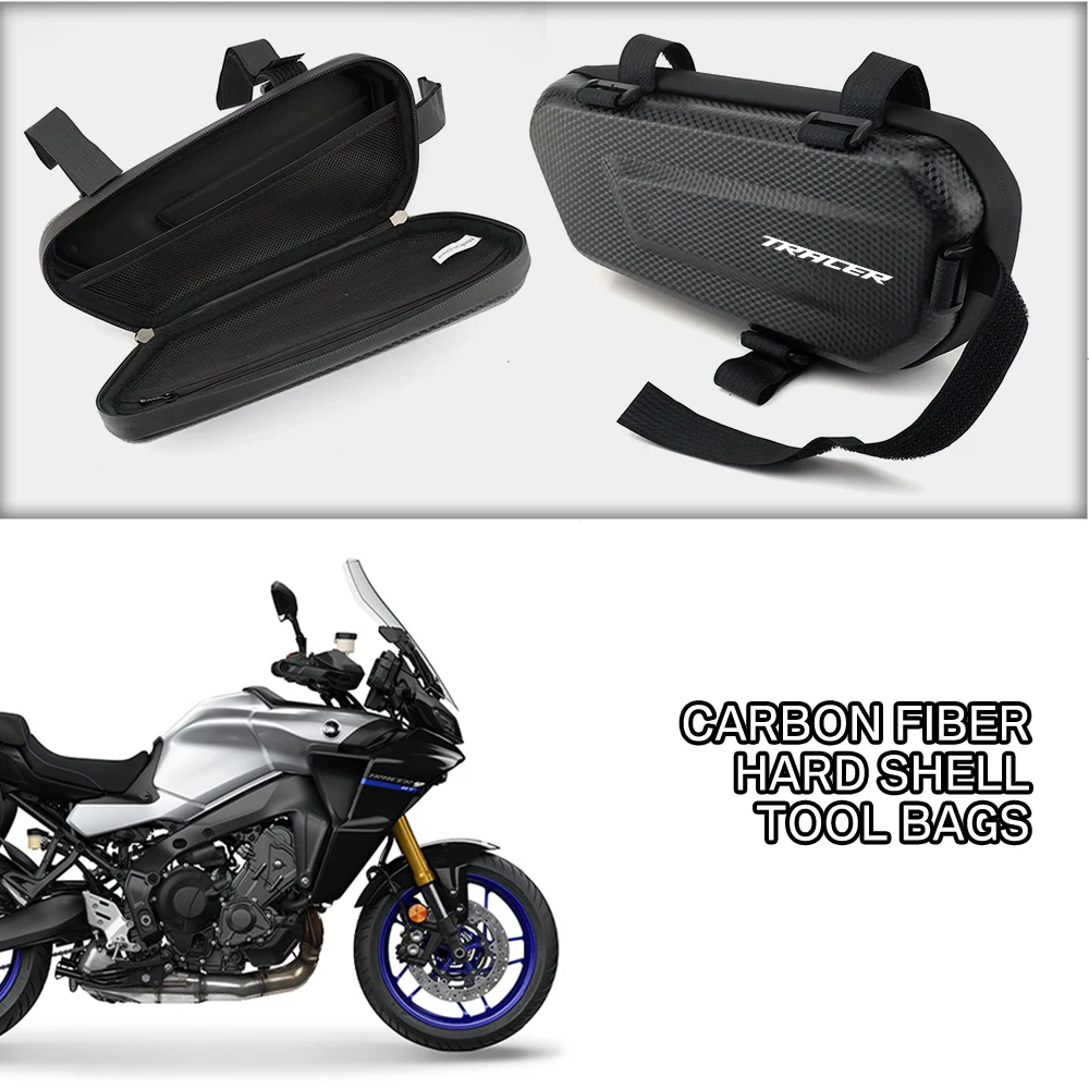EVA Hard Shell Thickened Fabric Motorcycle Storage Bag Side Bag For Yamaha Tracer 9 Tracer 9 GT Tracer900 Tracer700GT 900GT
