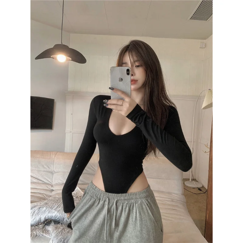 

Сексуальный облегающий комбинезон с глубоким U-образным вырезом и высокой талией для танцев, новинка весны 2026 года