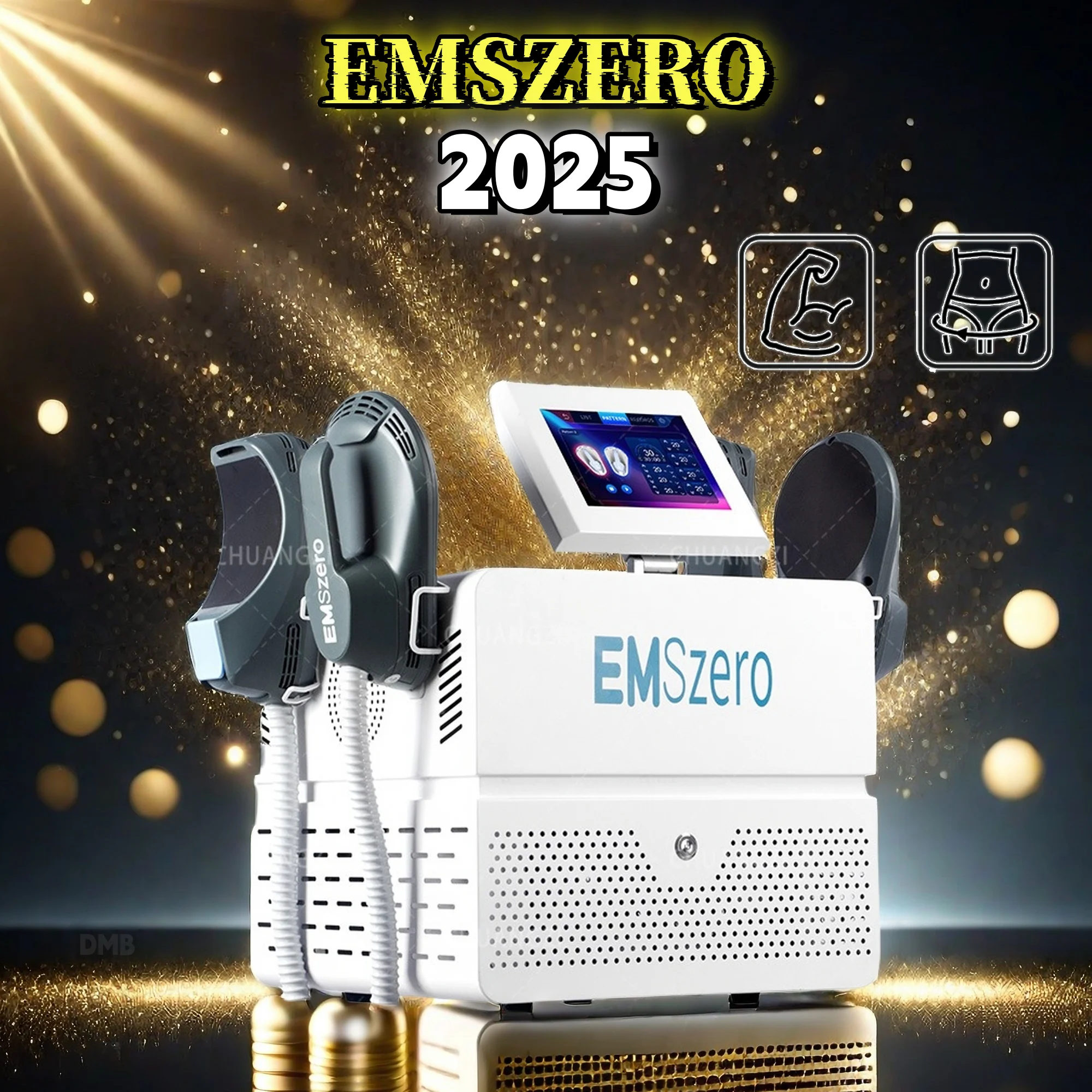 

EMSZERO Best 15 Tesla 200HZ Weight Loss And EMS Muscle Exercise Electromagnetic Body Shaping HI-EMT Slimming Machine