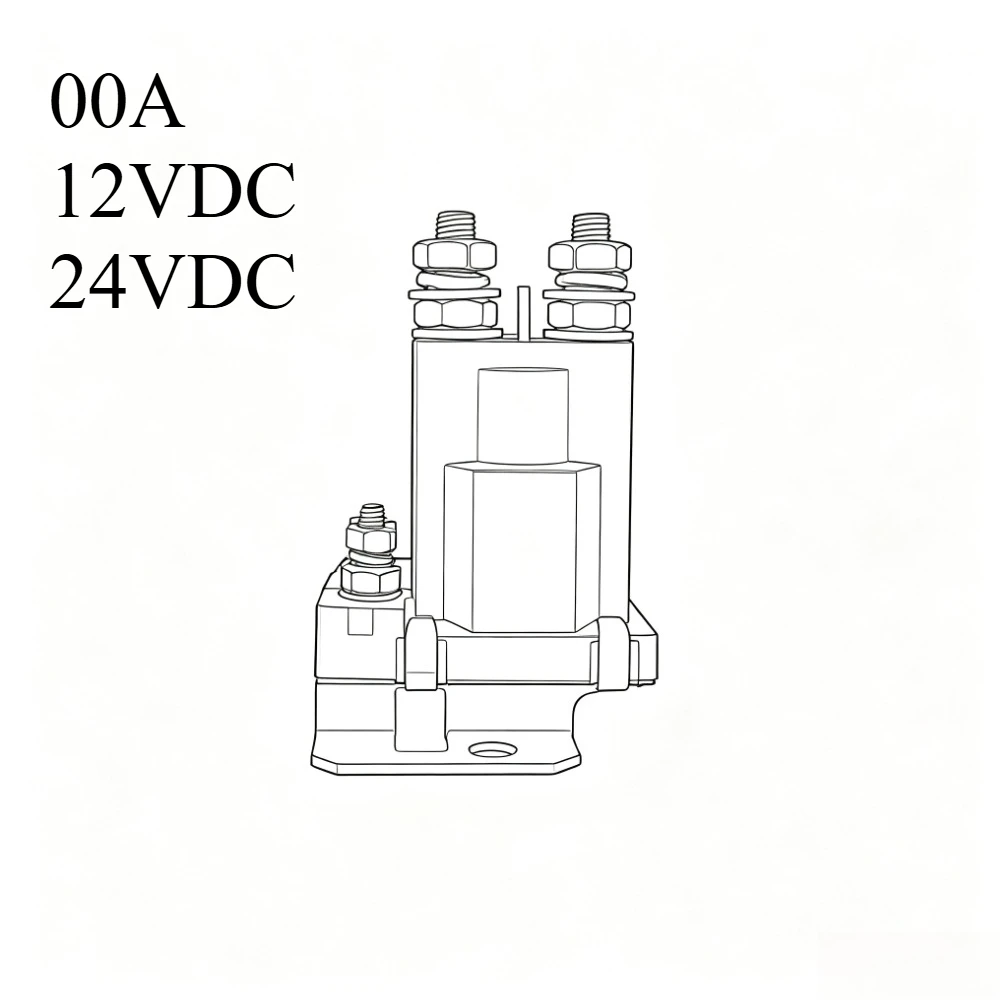 500A 12V 24V Dual Battery Isolator Relay Start On/Off 4 Pin 500A 12VDC 24VDC For Car Power Switch