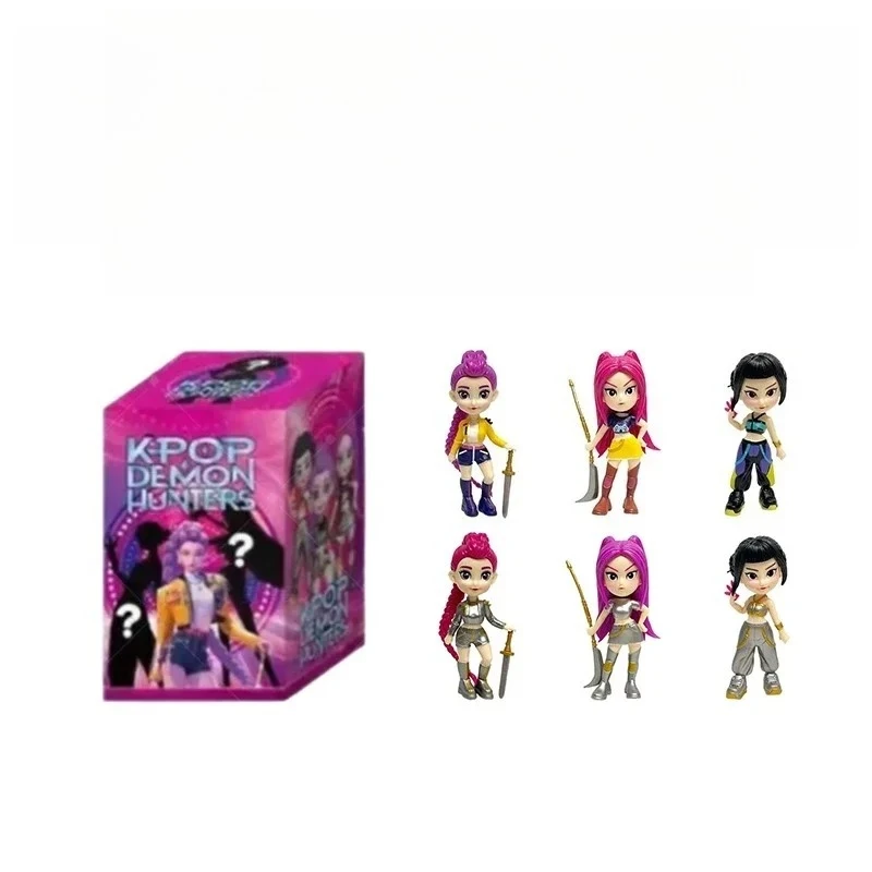 

Бестселлер, горячая аниме KPop Devil Hunter, кукла, виниловая игрушка, Rumi Mira Zoi, персонаж, виниловая маска, глухая коробка, орнамент, игрушка, подарок на день рождения