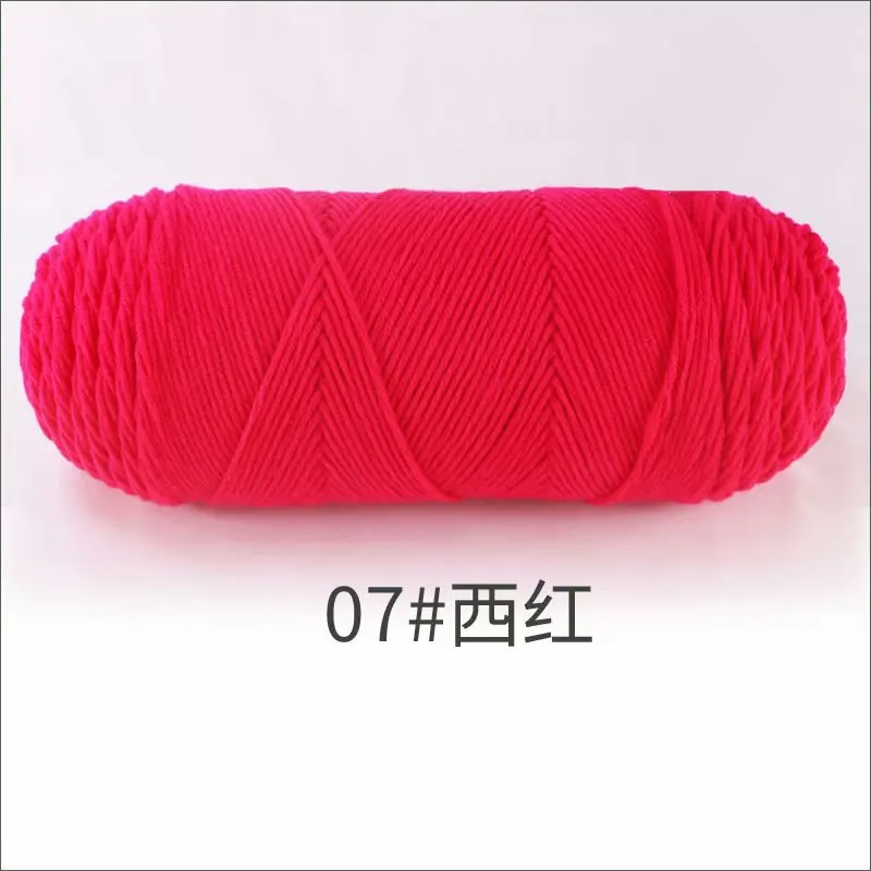 1Pc 200g melk Katoenen garen voor hand breien Acryl Gehaakte Draad gebreide Truien Sjaals lijnen Haken tas deken amigurum