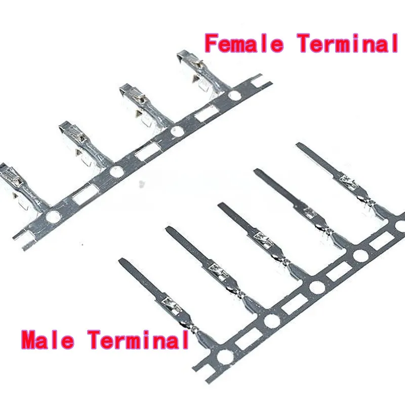 

100 шт. гнездовой язычок, штекерный терминал, гнездовой разъем, разъем SM «провод-провод», обжимной терминал